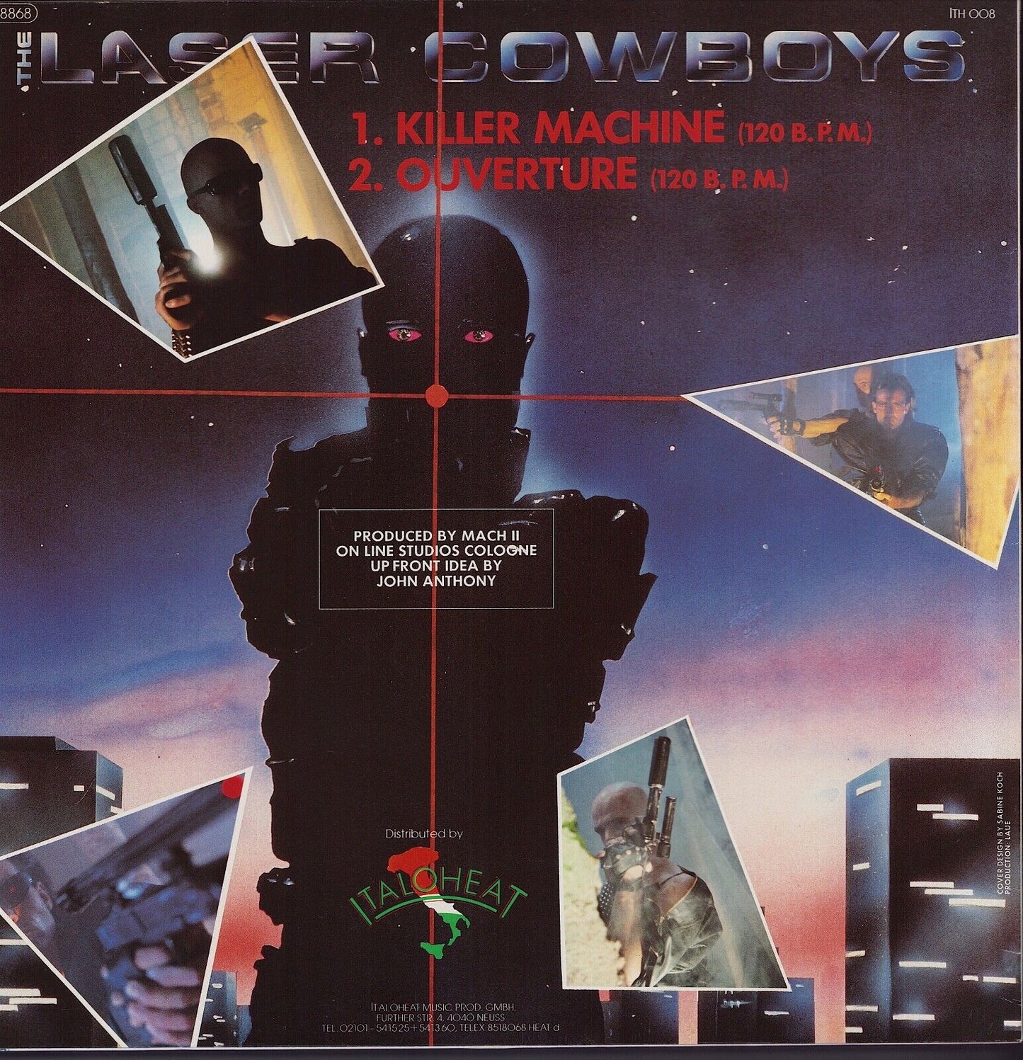 The Laser Cowboys - Killer Machine Vinyl 12"