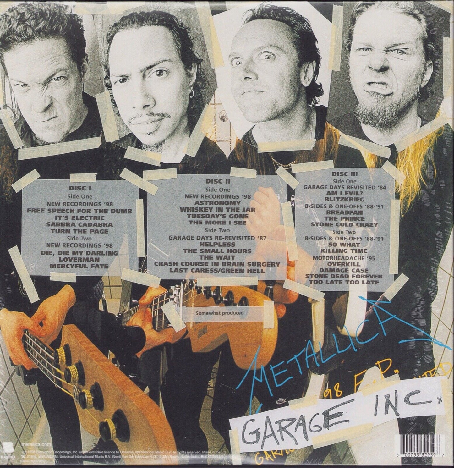 Metallica ‎- Garage Inc. Vinyl 3LP