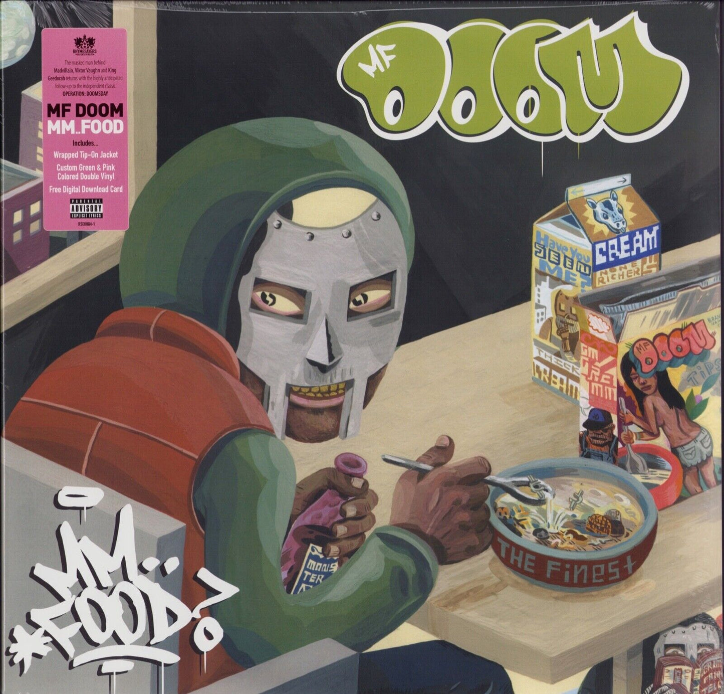 MF Doom - MM..Food Green & Pink Vinyl 2LP