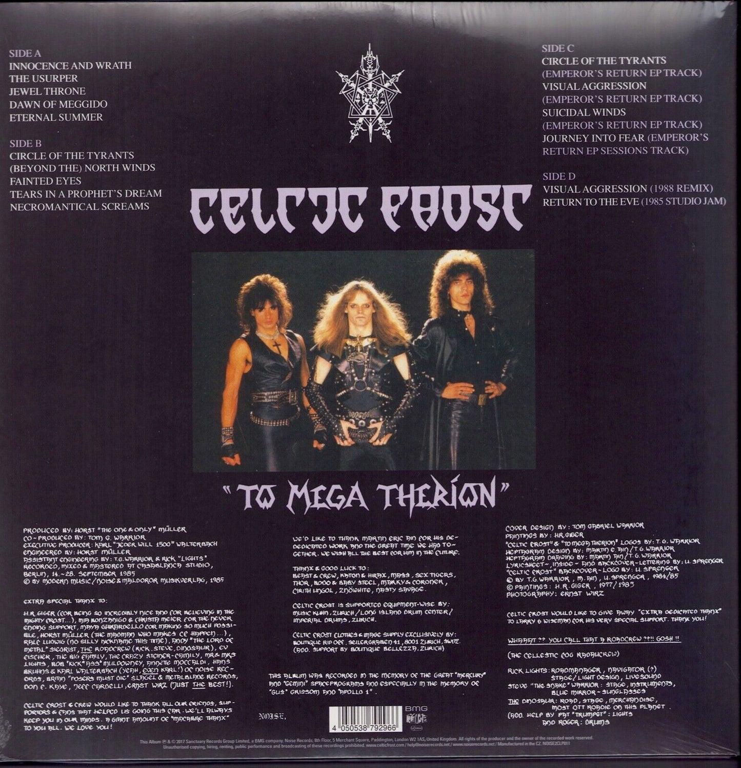 Celtic Frost - To Mega Therion Silver Vinyl 2LP