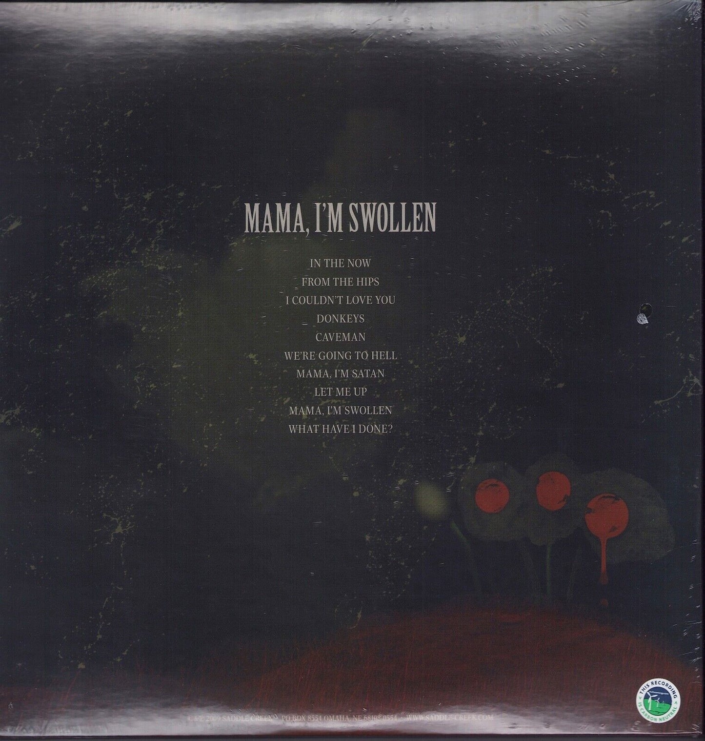 Cursive ‎– Mama, I'm Swollen Red Black Marble Vinyl LP Limited Edition