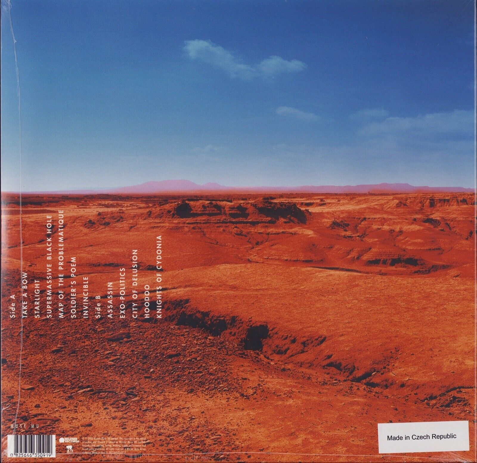 Muse ‎- Black Holes And Revelations Vinyl LP
