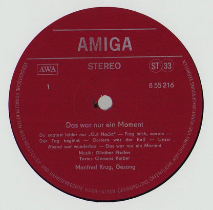Krug Musik Von Günther Fischer - Das War Nur Ein Moment No.1 Vinyl LP