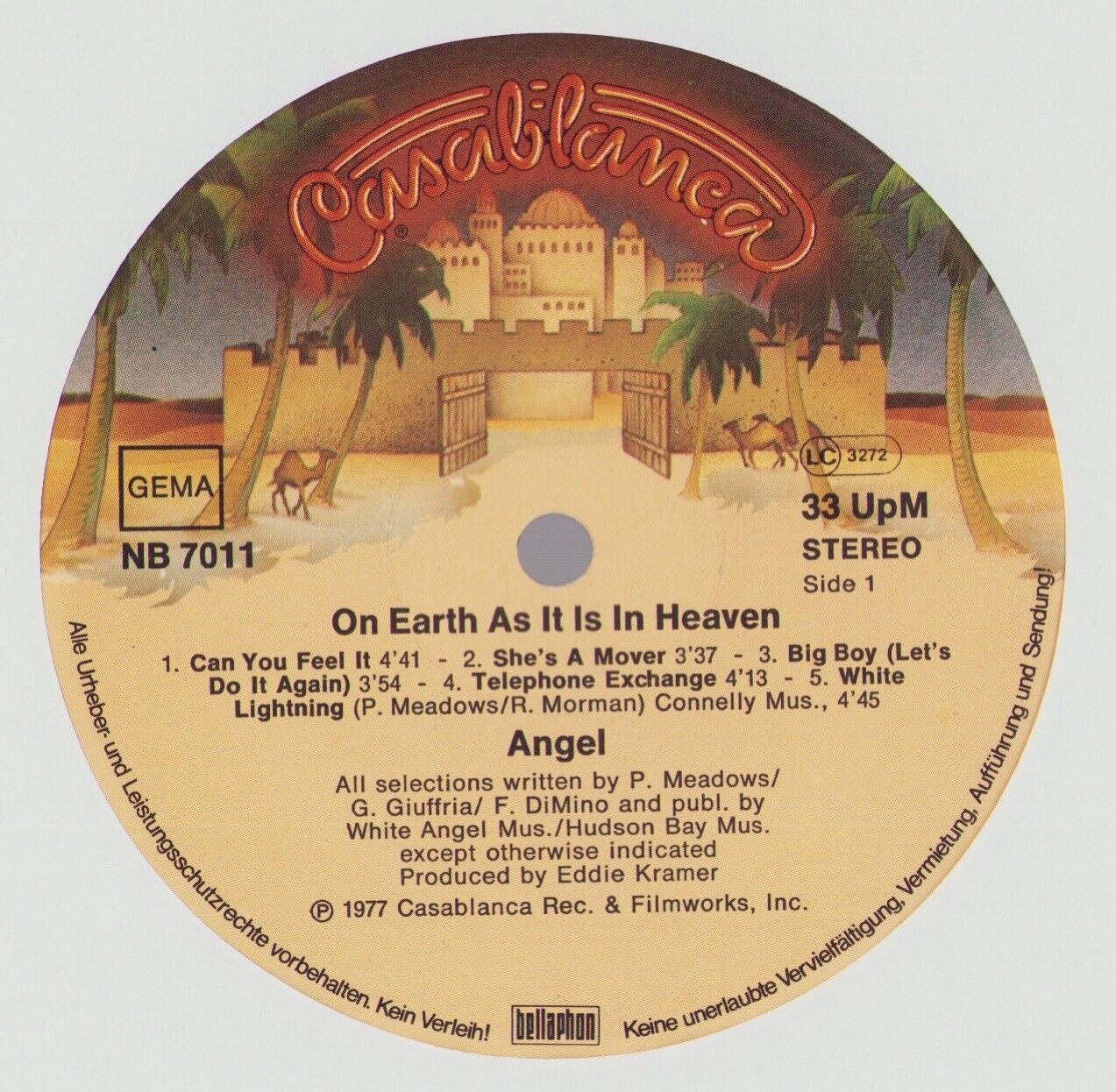Angel - On Earth As It Is In Heaven Vinyl LP