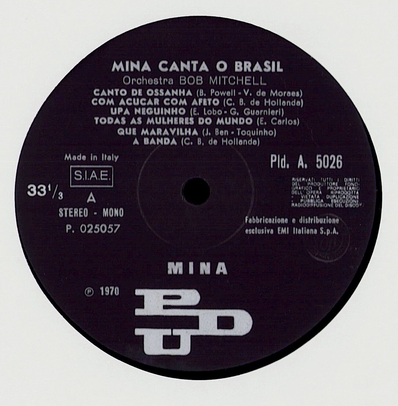 Mina - Mina Canta O Brasil Vinyl LP