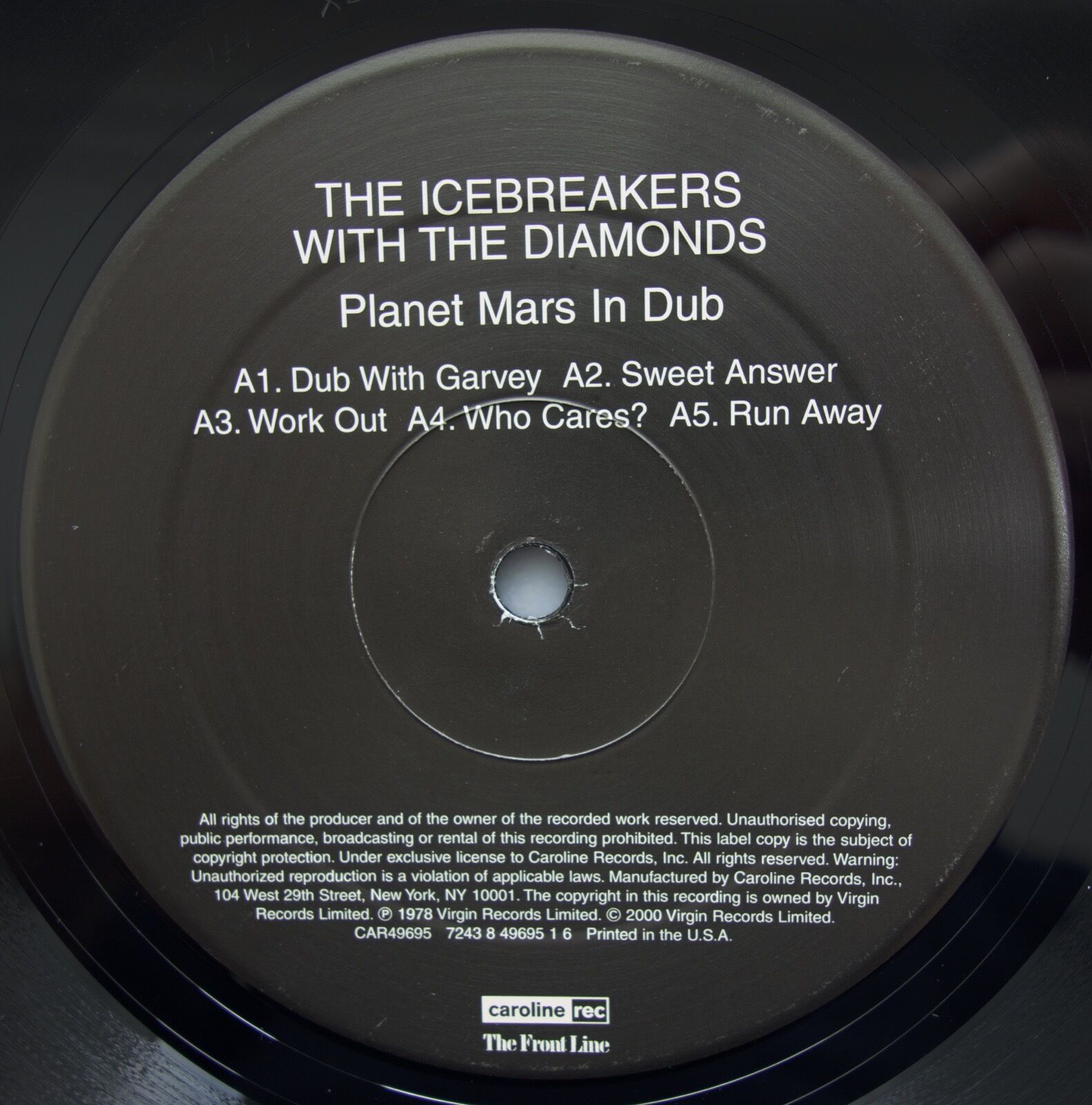 The Icebreakers With The Diamonds - Planet Mars Dub Vinyl LP
