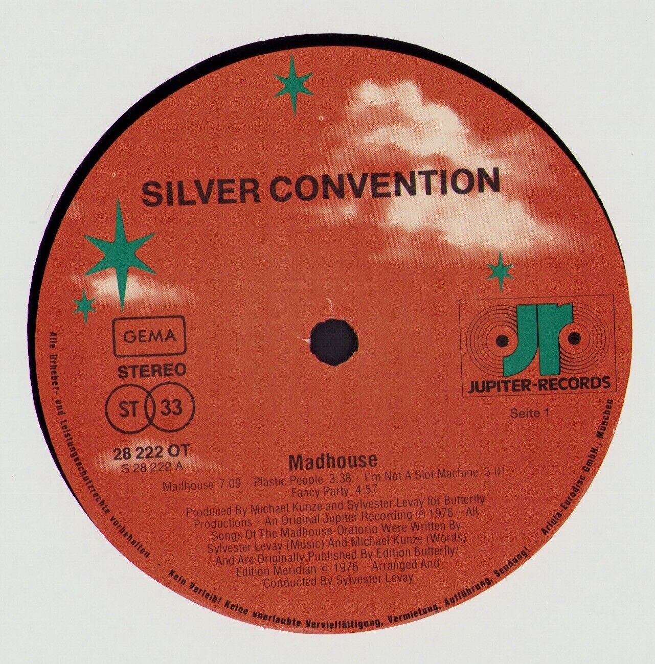 Silver Convention ‎- Madhouse Vinyl LP