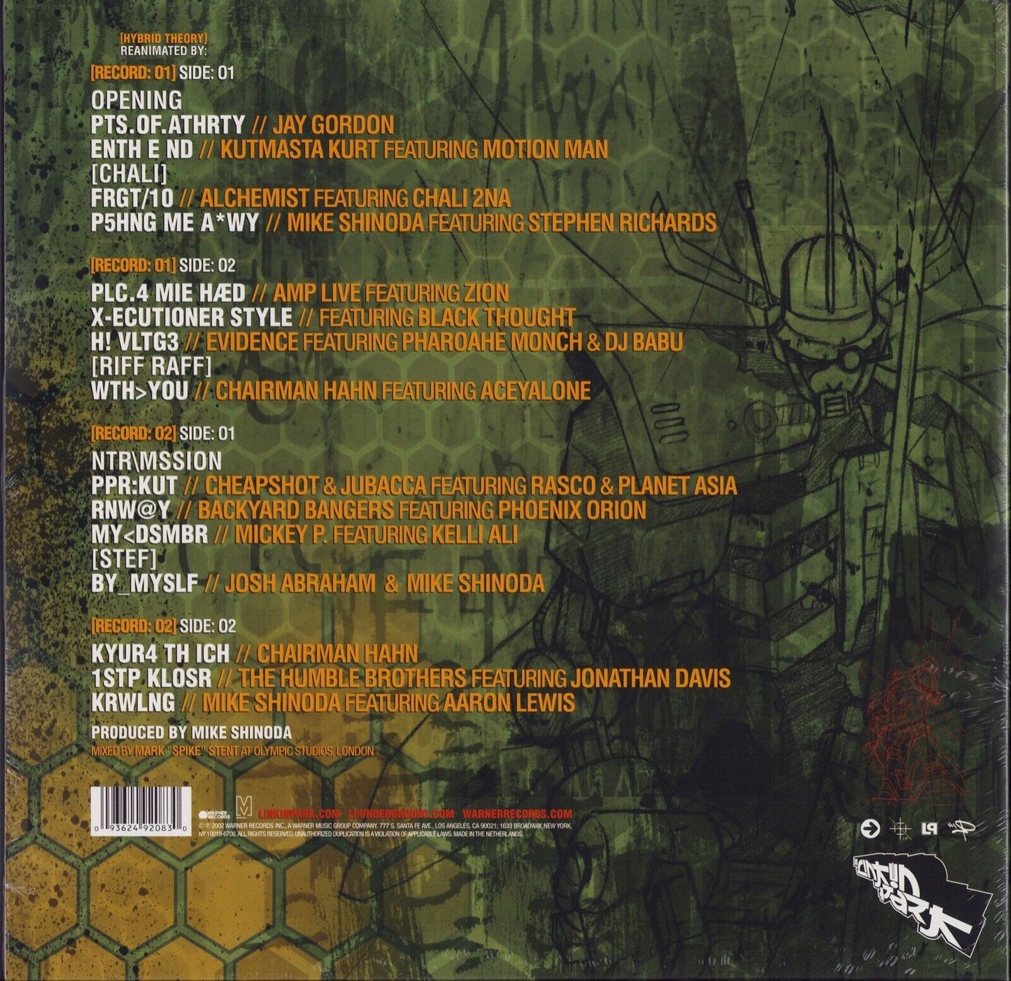 Linkin Park ‎- Reanimation Vinyl 2LP