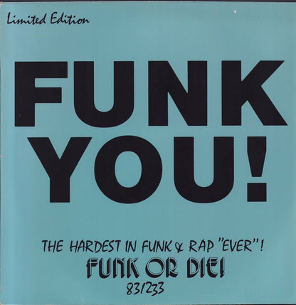 John Davis & Too Much / Superfly ‎- Funk You! Vol. 3 Clear Vinyl LP Limited Edition