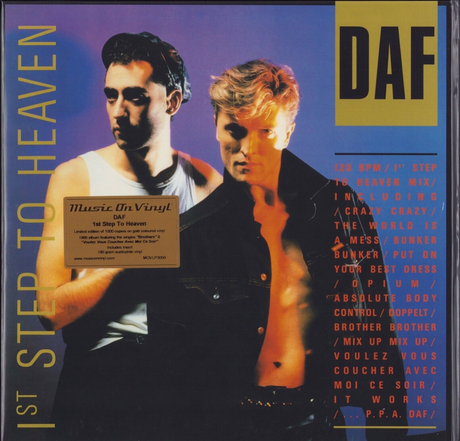 DAF ‎- 1st Step To Heaven Gold Vinyl LP