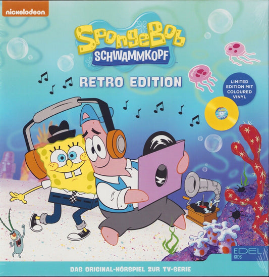 SpongeBob Schwammkopf - Retro Edition Yellow Vinyl LP Limited Edition