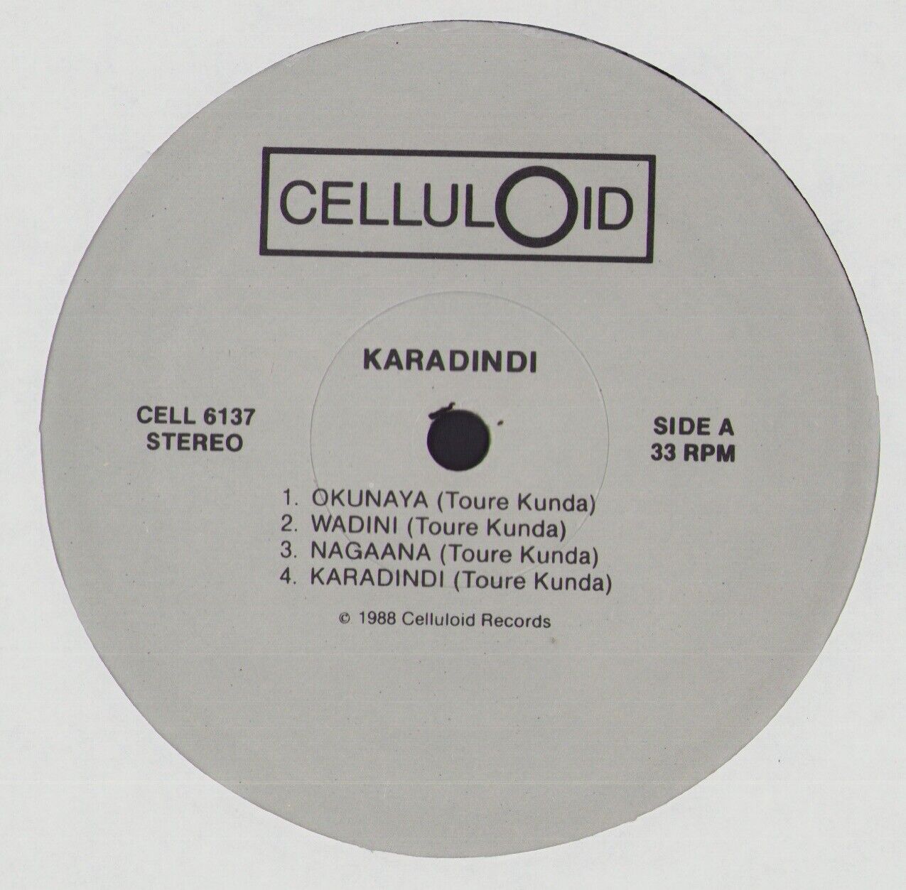 Touré Kunda ‎- Karadindi Vinyl LP