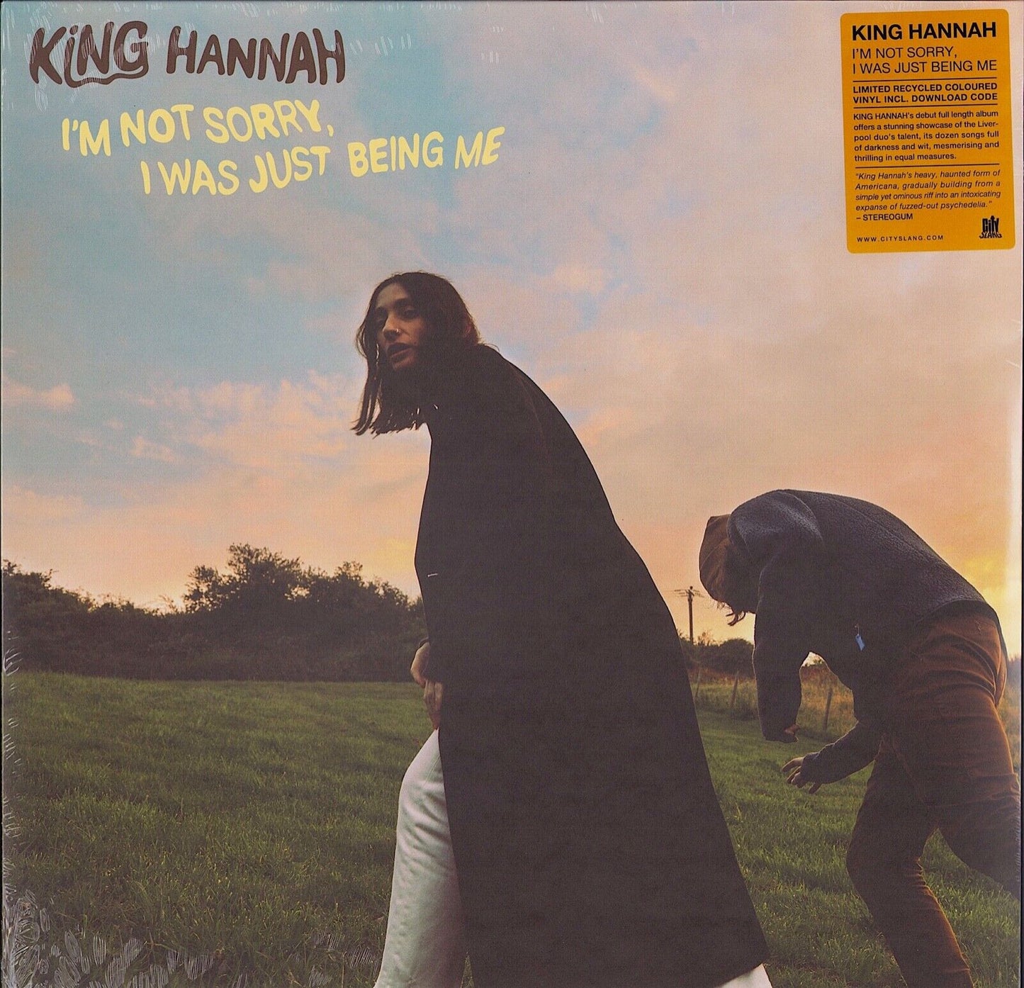 King Hannah - I´m Not Sorry, I Was Just Being Me Turquoise Vinyl LP Limited Edition
