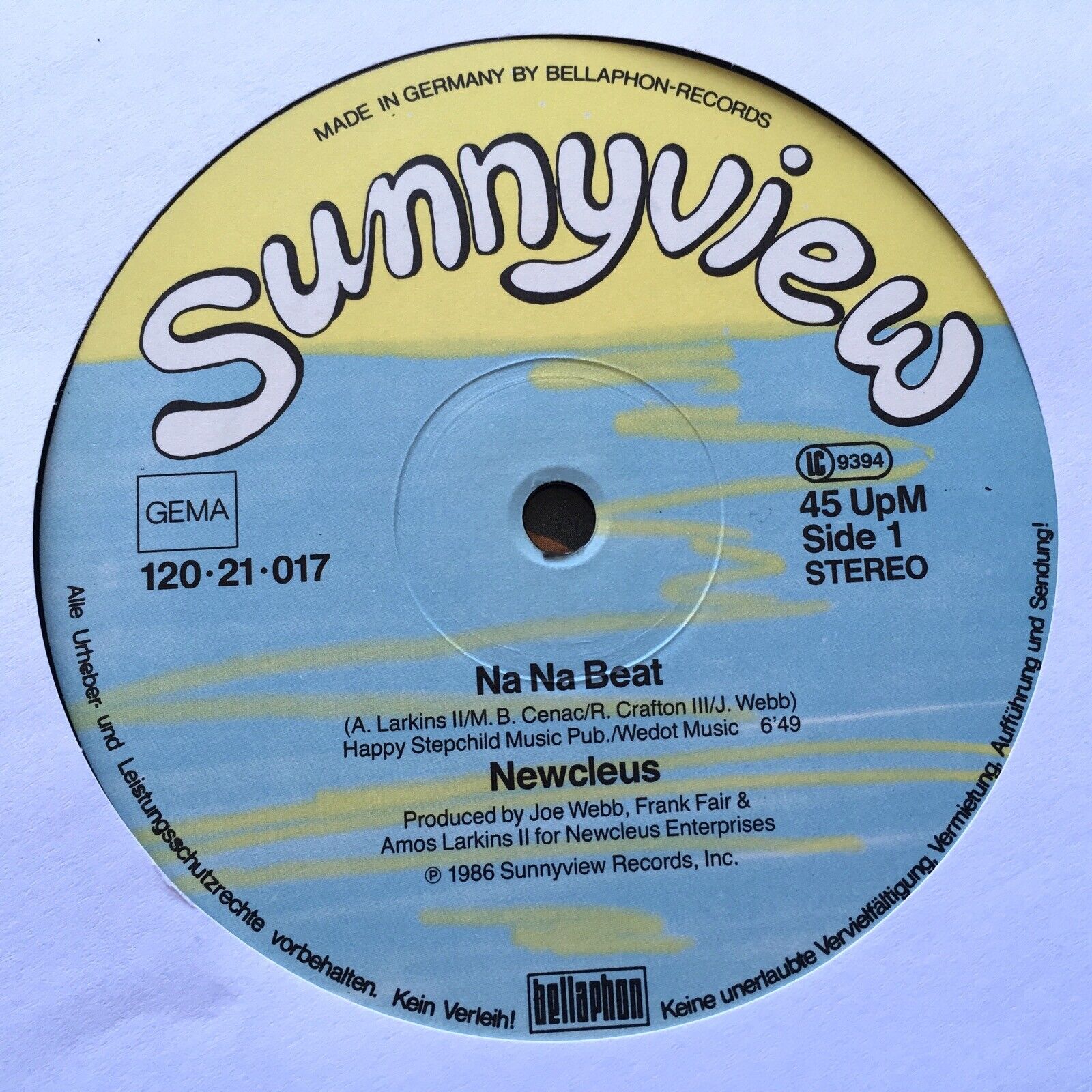 Newcleus - Na Na Beat Vinyl 12"