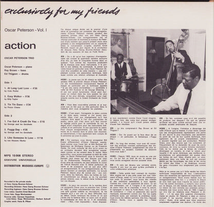 Oscar Peterson ‎- Action Vinyl LP