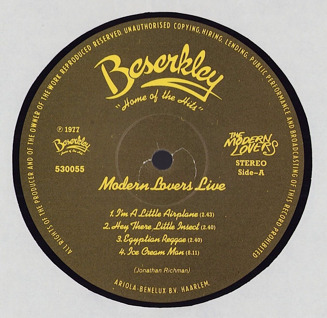 The Modern Lovers - Live Vinyl LP