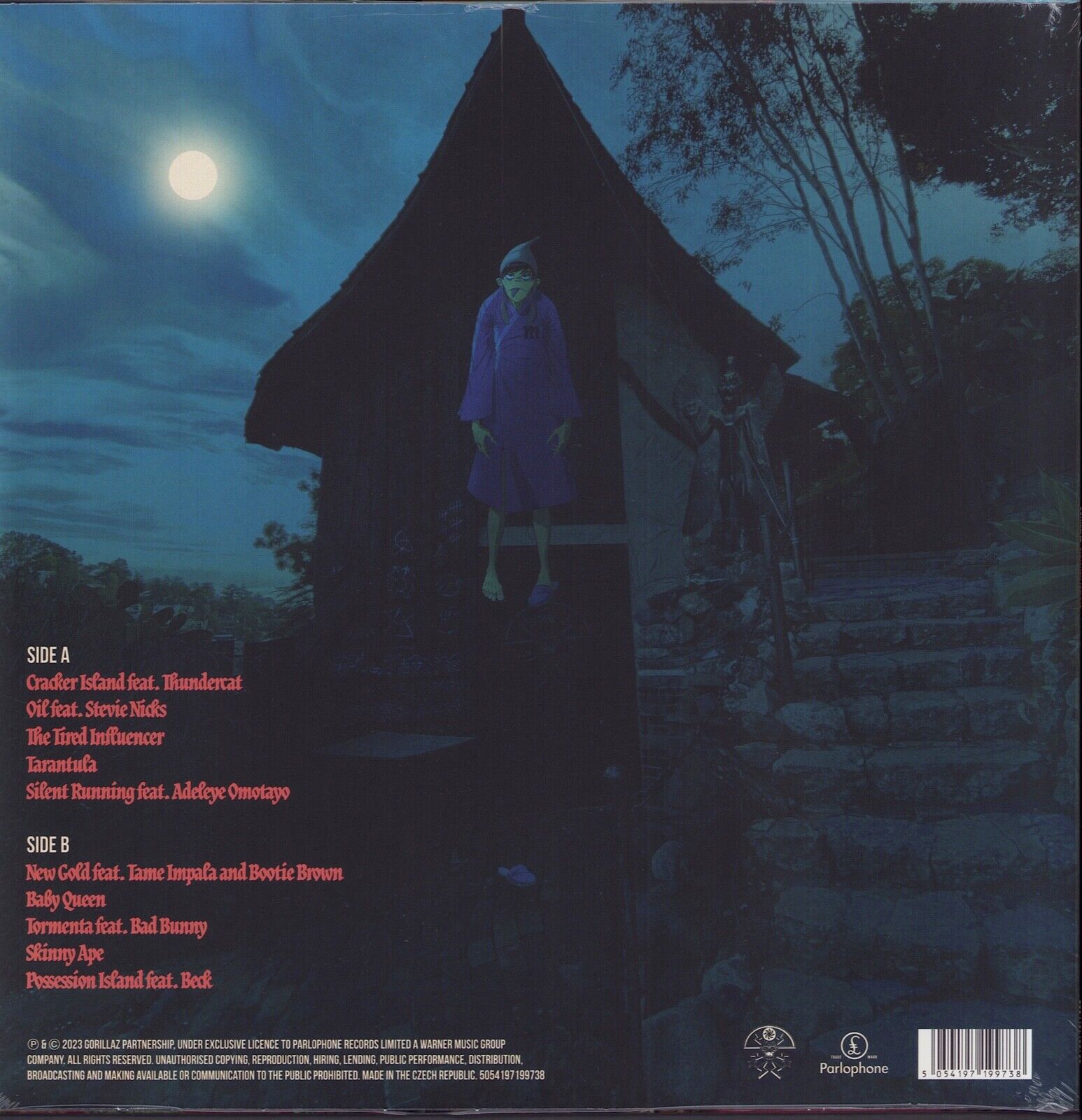 Gorillaz ‎- Cracker Island Black Vinyl LP + Poster
