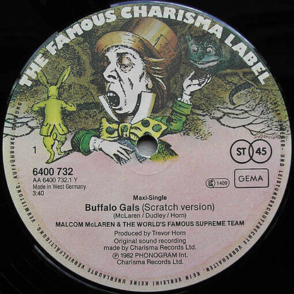Malcolm McLaren And The World's Famous Supreme Team - Buffalo Gals Vinyl 12"