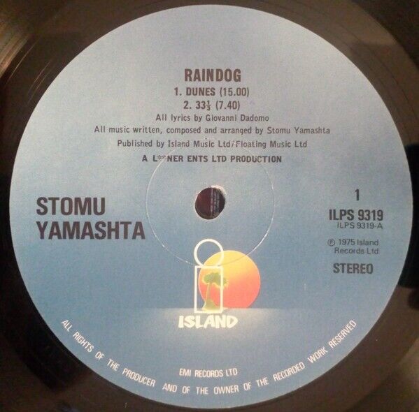 Yamashta - Raindog Vinyl LP