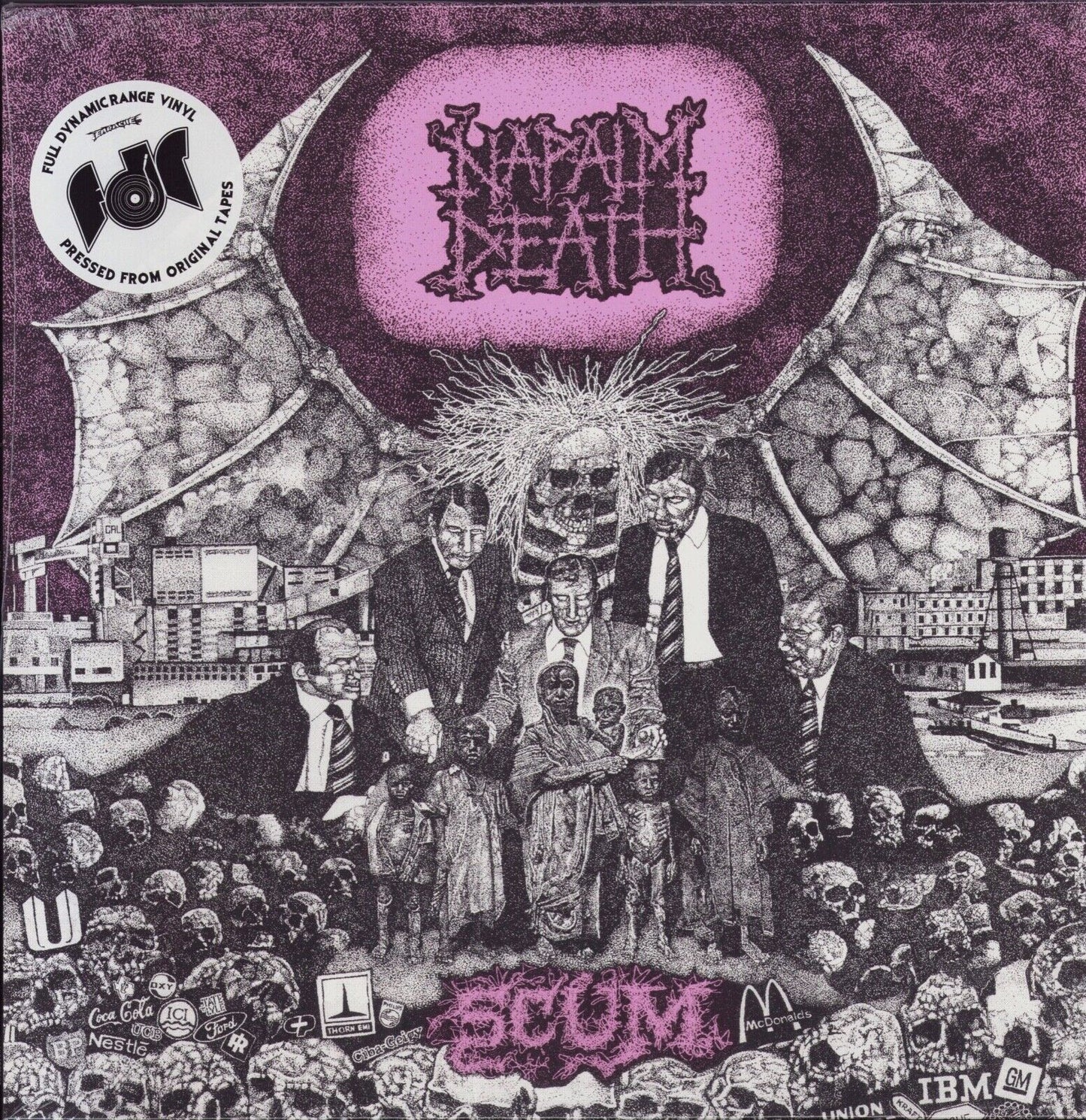 Napalm Death ‎- Scum Vinyl LP Limited Edition