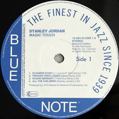 Stanley Jordan ‎- Magic Touch Vinyl LP