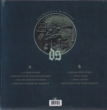 Dread Sovereign ‎- Alchemical Warfare Slate Blue Grey Marbled Vinyl LP Limited Edition