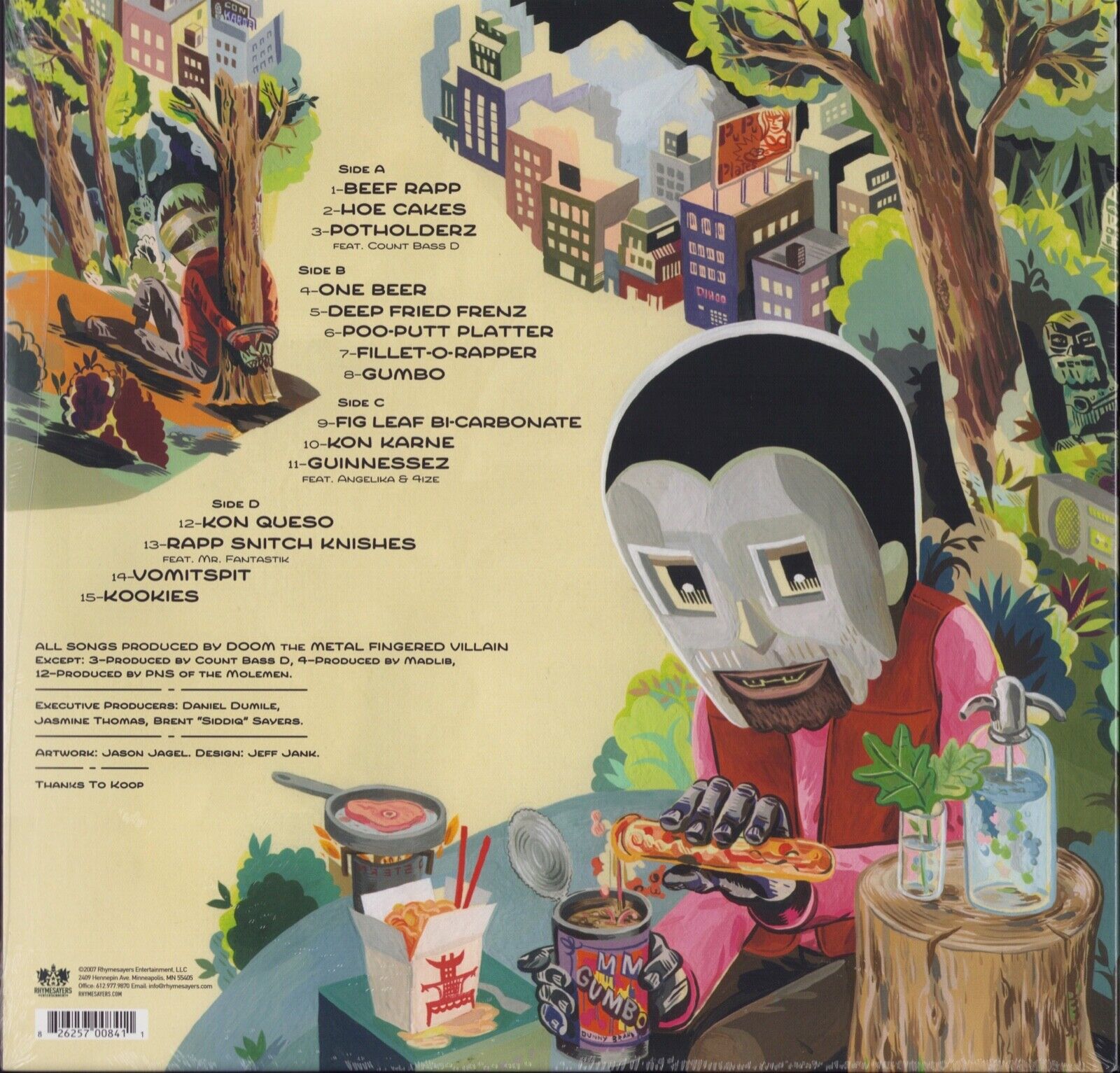 MF Doom - MM..Food Green & Pink Vinyl 2LP