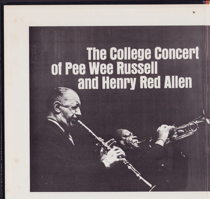 Pee Wee Russell And Henry Red Allen -The College Concert Of Pee Wee Russell And Henry Red Allen Vinyl LP