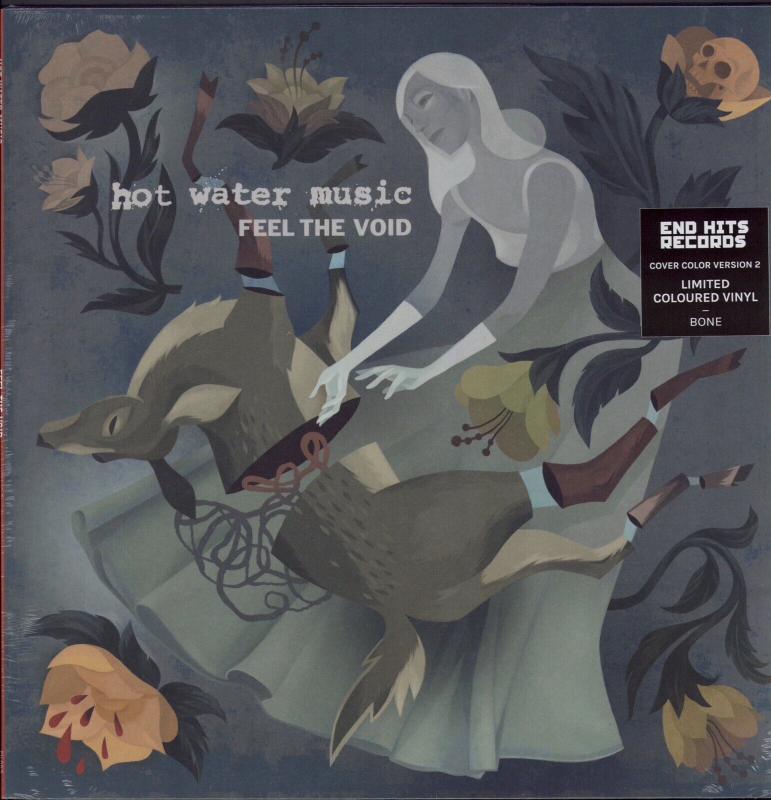 Hot Water Music ‎- Feel The Void Bone Vinyl LP Limited Edition