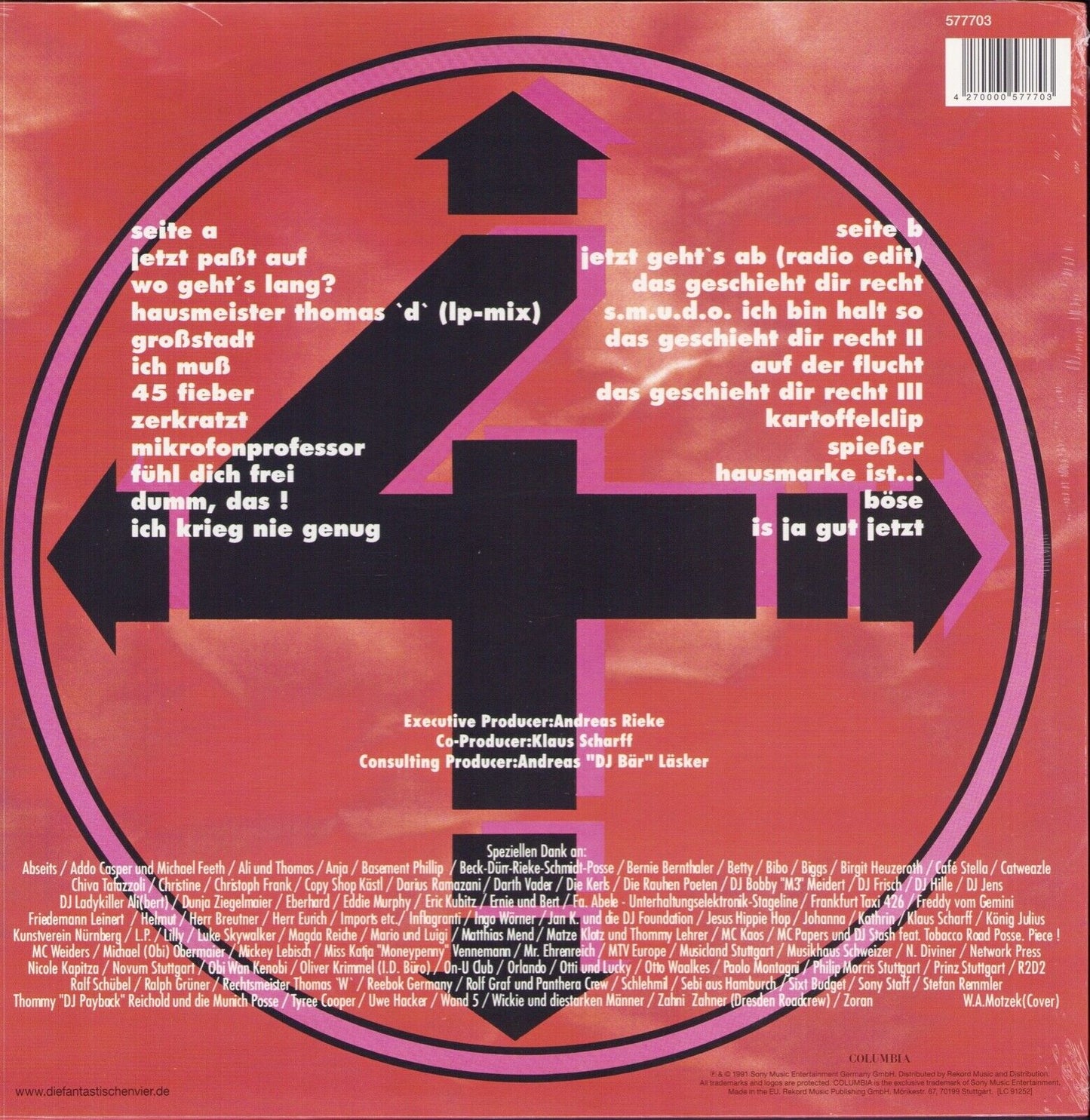 Die Fantastischen Vier - Jetzt Geht's Ab Vinyl LP