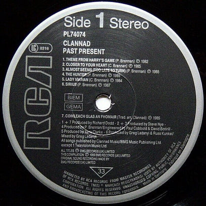 Clannad ‎- Pastpresent Vinyl LP EU