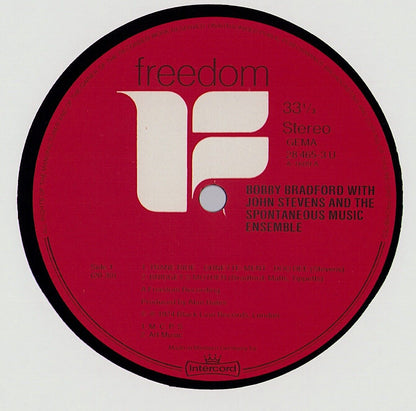 Bobby Bradford With John Stevens And The Spontaneous Music Ensemble Vinyl LP