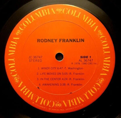 Rodney Franklin ‎- Rodney Franklin Vinyl LP US