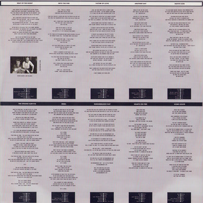 Bryan Adams ‎- Into The Fire Vinyl LP + Poster