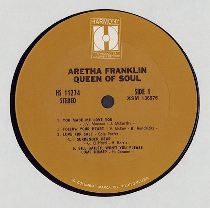 Aretha Franklin ‎- Queen Of Soul Vinyl LP US