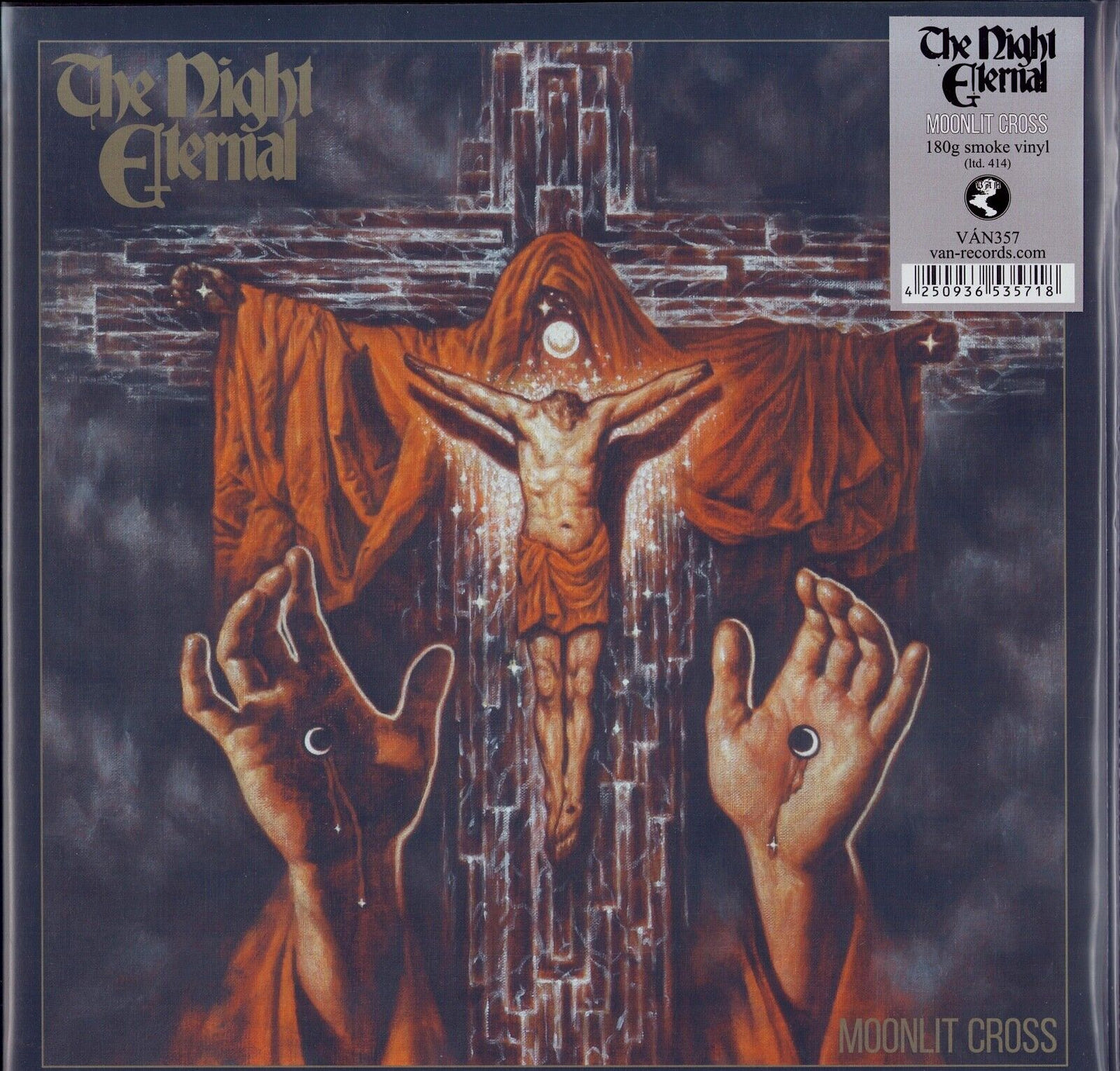 The Night Eternal ‎- Moonlit Cross Smoke Coloured Vinyl LP Limited Edition