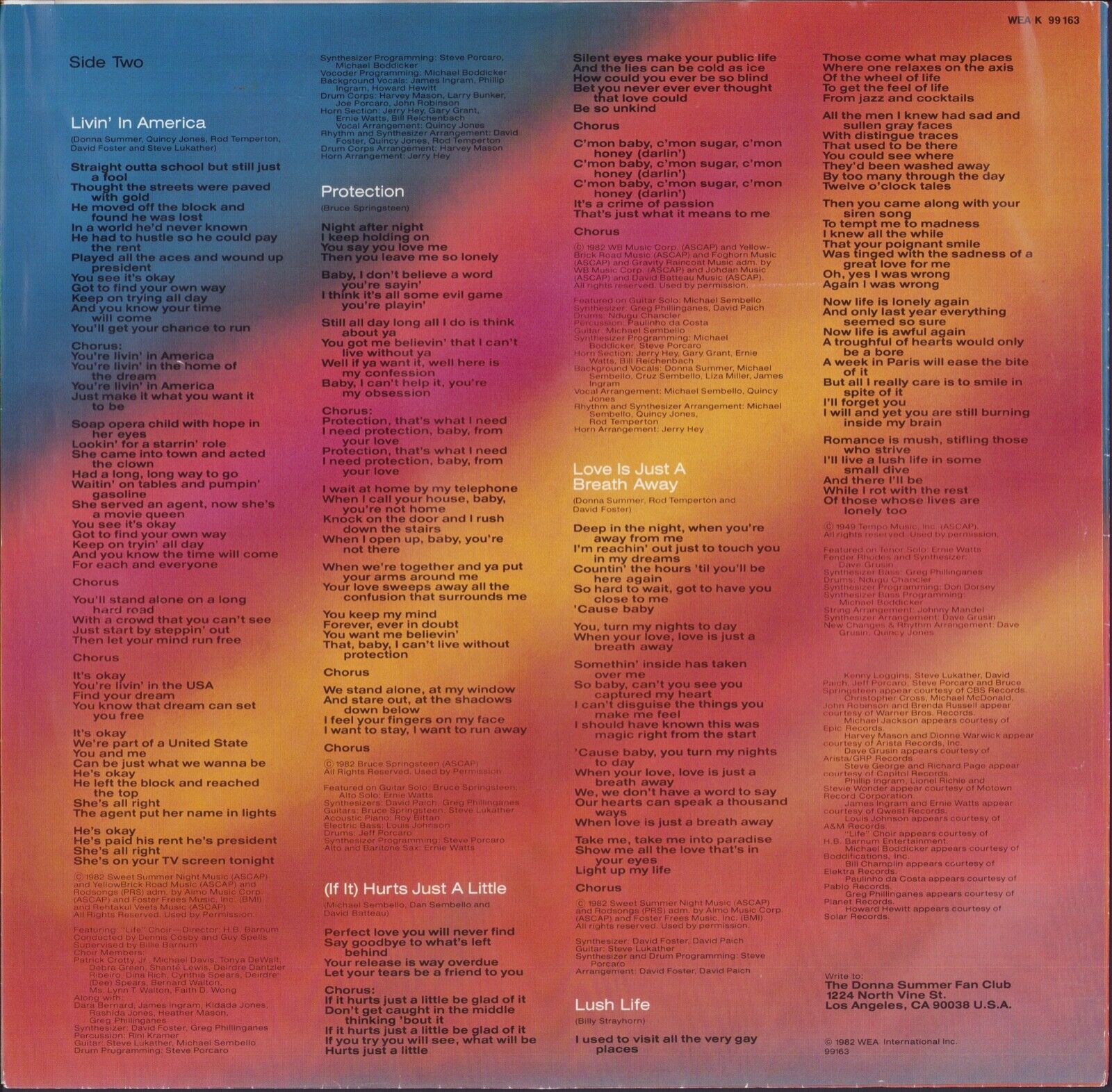 Donna Summer ‎- Donna Summer Vinyl LP