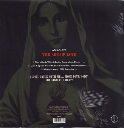 Age Of Love ‎- The Age Of Love Red Vinyl 12" EP Limited Edition