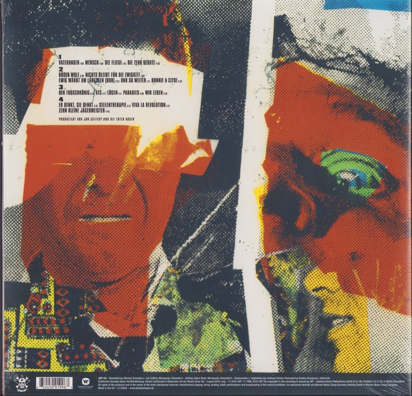 Die Toten Hosen ‎- Opium Fürs Volk Vinyl 2LP 20th Anniversary