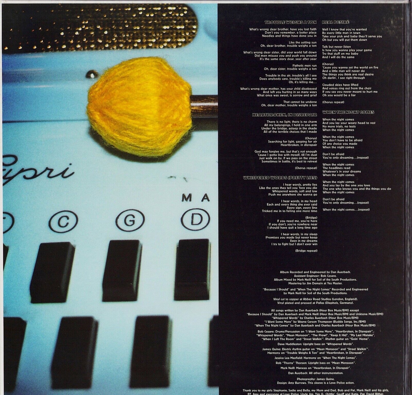 Dan Auerbach ‎- Keep It Hid Vinyl LP