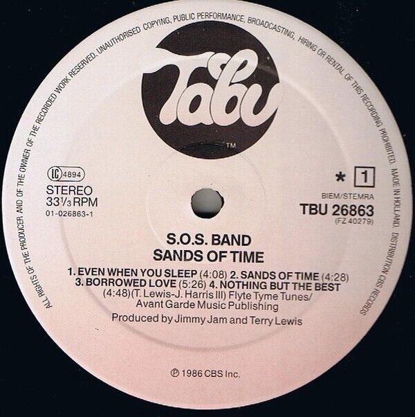 The S.O.S. Band ‎- Sands Of Time Vinyl LP