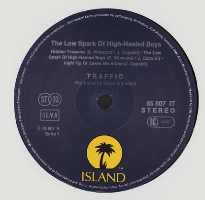 Traffic ‎- The Low Spark Of High-Heeled Boys Vinyl LP