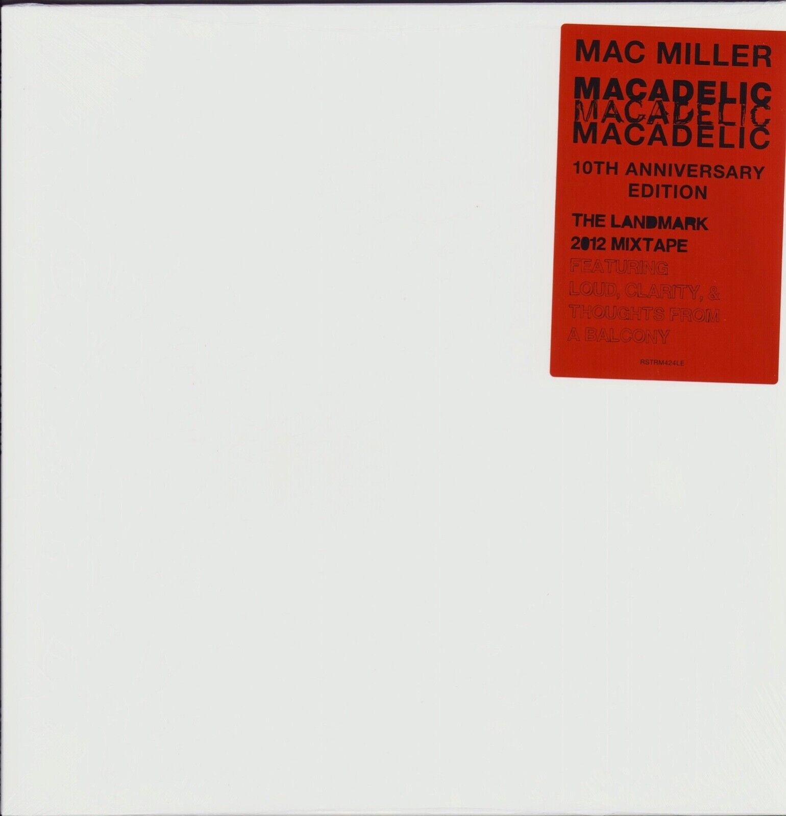 Mac Miller - Macadelic Silver Vinyl 2LP 10th Anniversary Edition + Poster