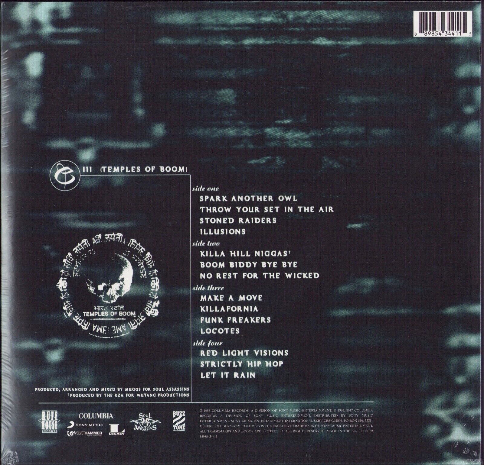 Cypress Hill ‎- III - Temples Of Boom Vinyl 2LP