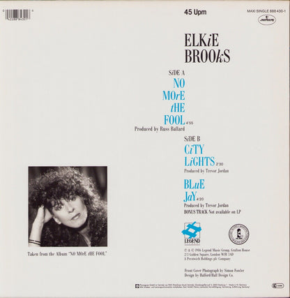 Elkie Brooks ‎- No More The Fool Vinyl 12"
