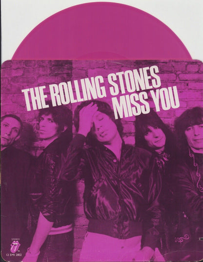 The Rolling Stones ‎- Miss You Pink Vinyl 12"