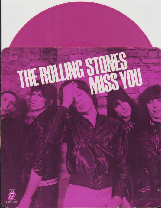 The Rolling Stones ‎- Miss You Pink Vinyl 12"