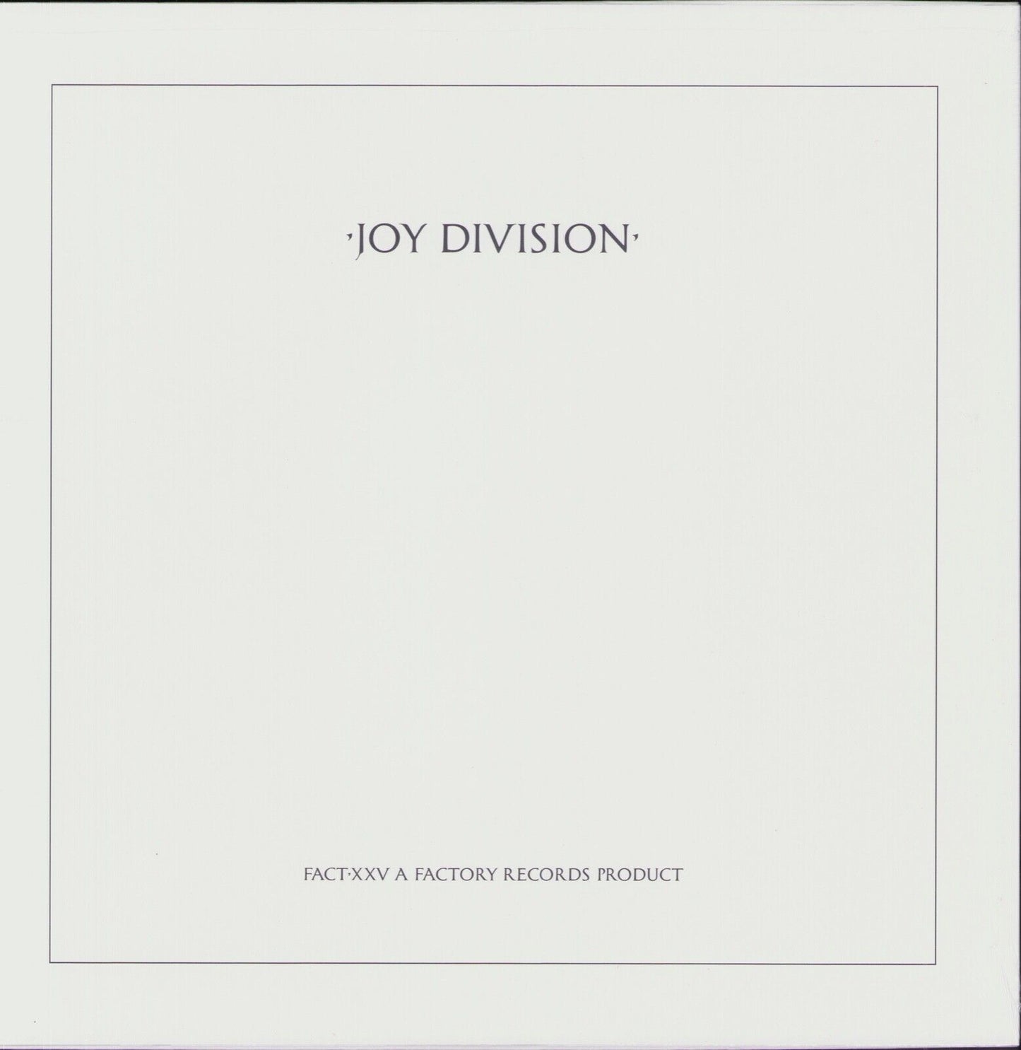 Joy Division - Closer Vinyl LP