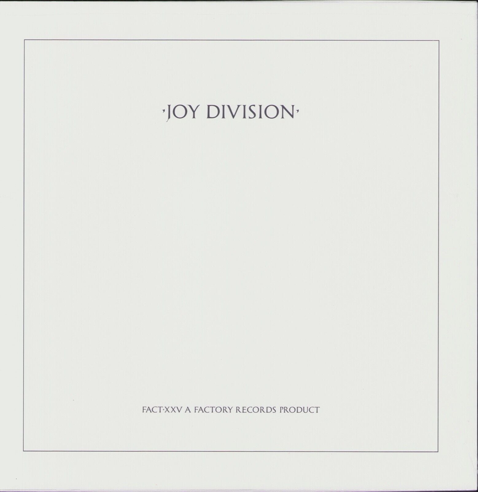 Joy Division - Closer Vinyl LP