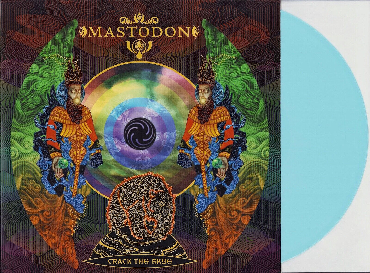 Mastodon ‎- Crack The Skye Opaque Light Blue Vinyl LP Limited Edition